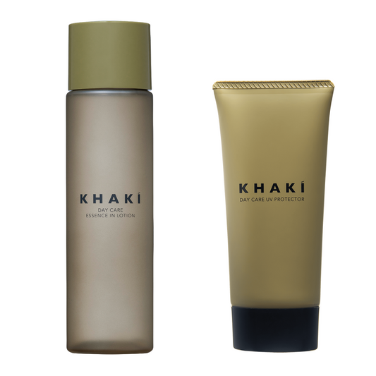 KHAKI スキンケア2点セット＜薬用日やけ止めクリーム＆化粧水＞